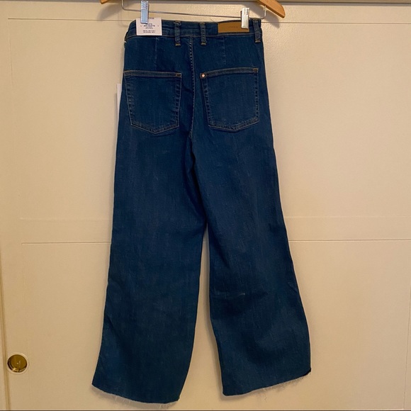 SOLD high waisted denim culottes - Picture 5 of 6